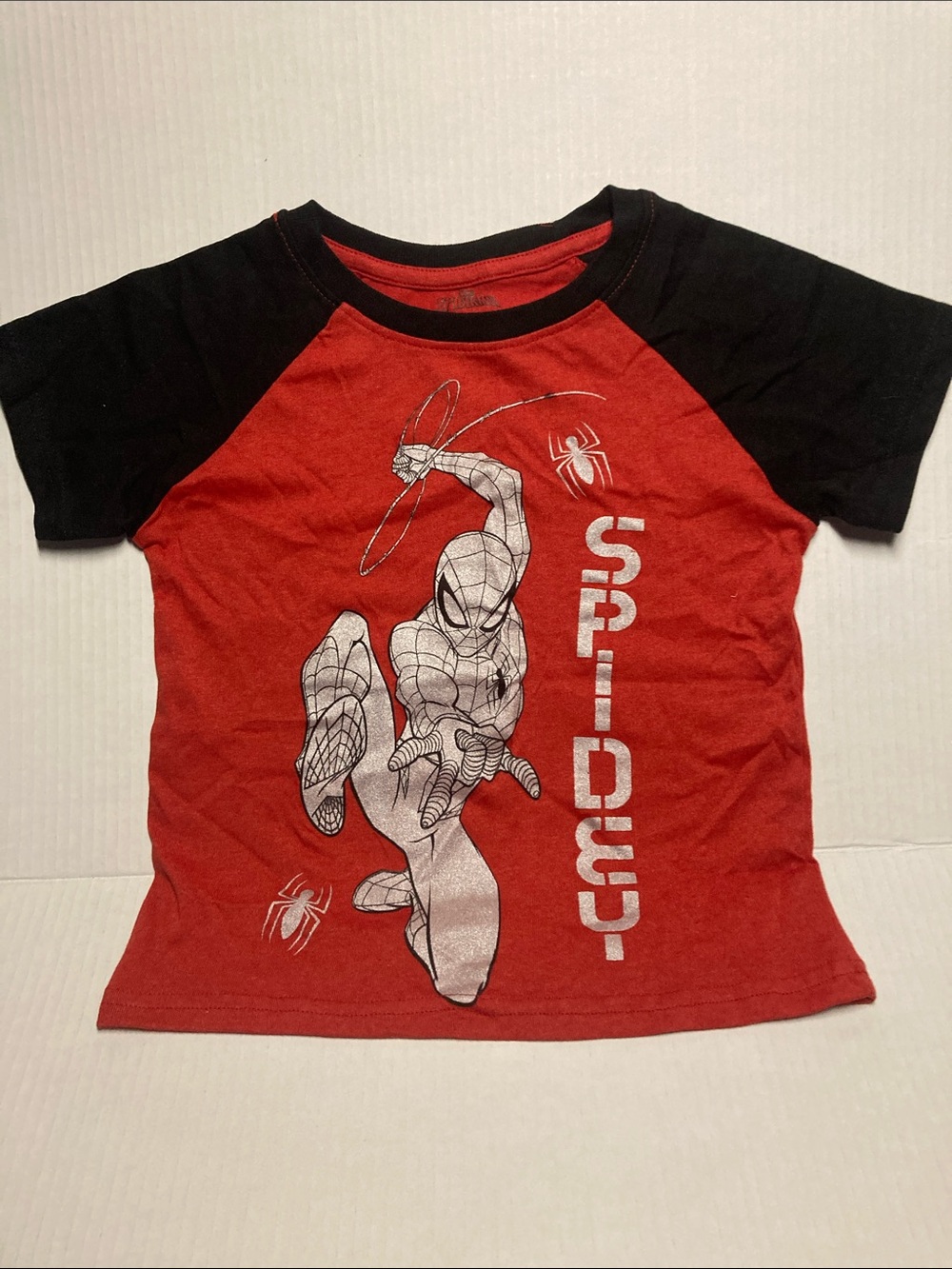 Marvel Red & Black Spider-Man Graphic Raglan Tee